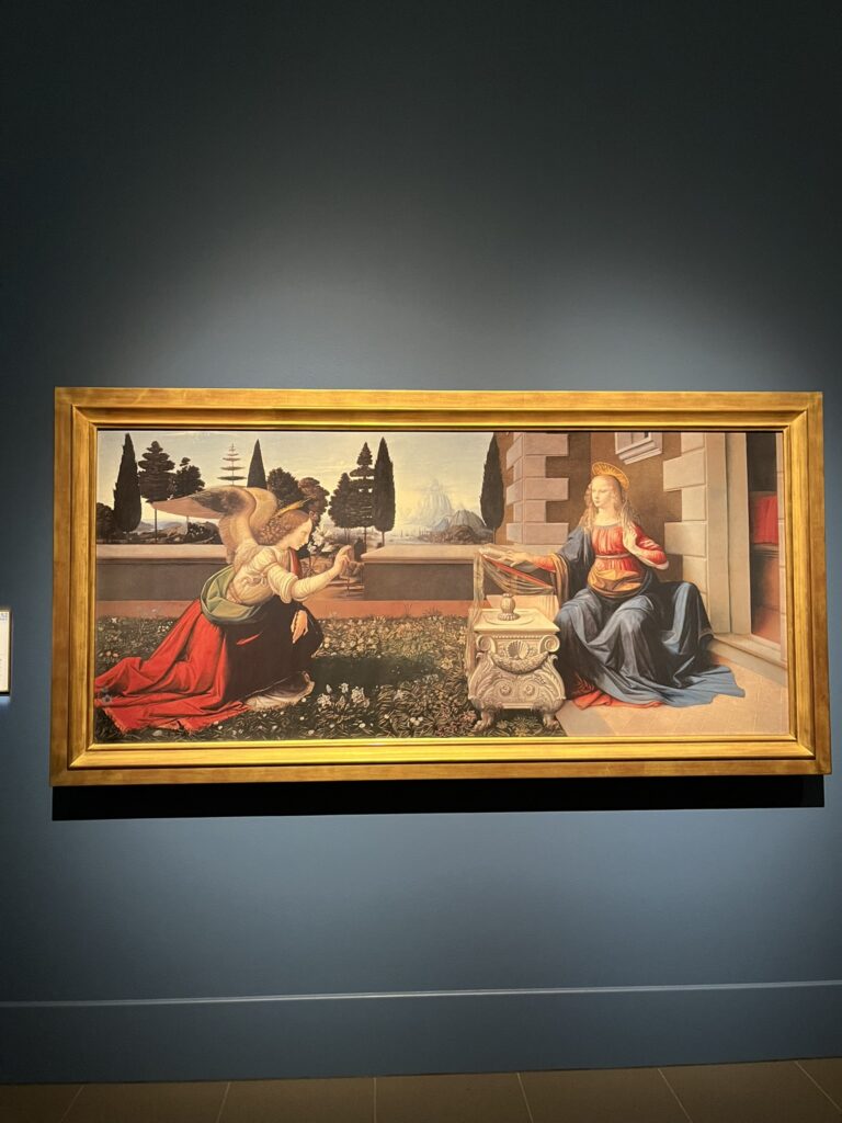 大塚国際美術館のダビンチの受胎告知の絵