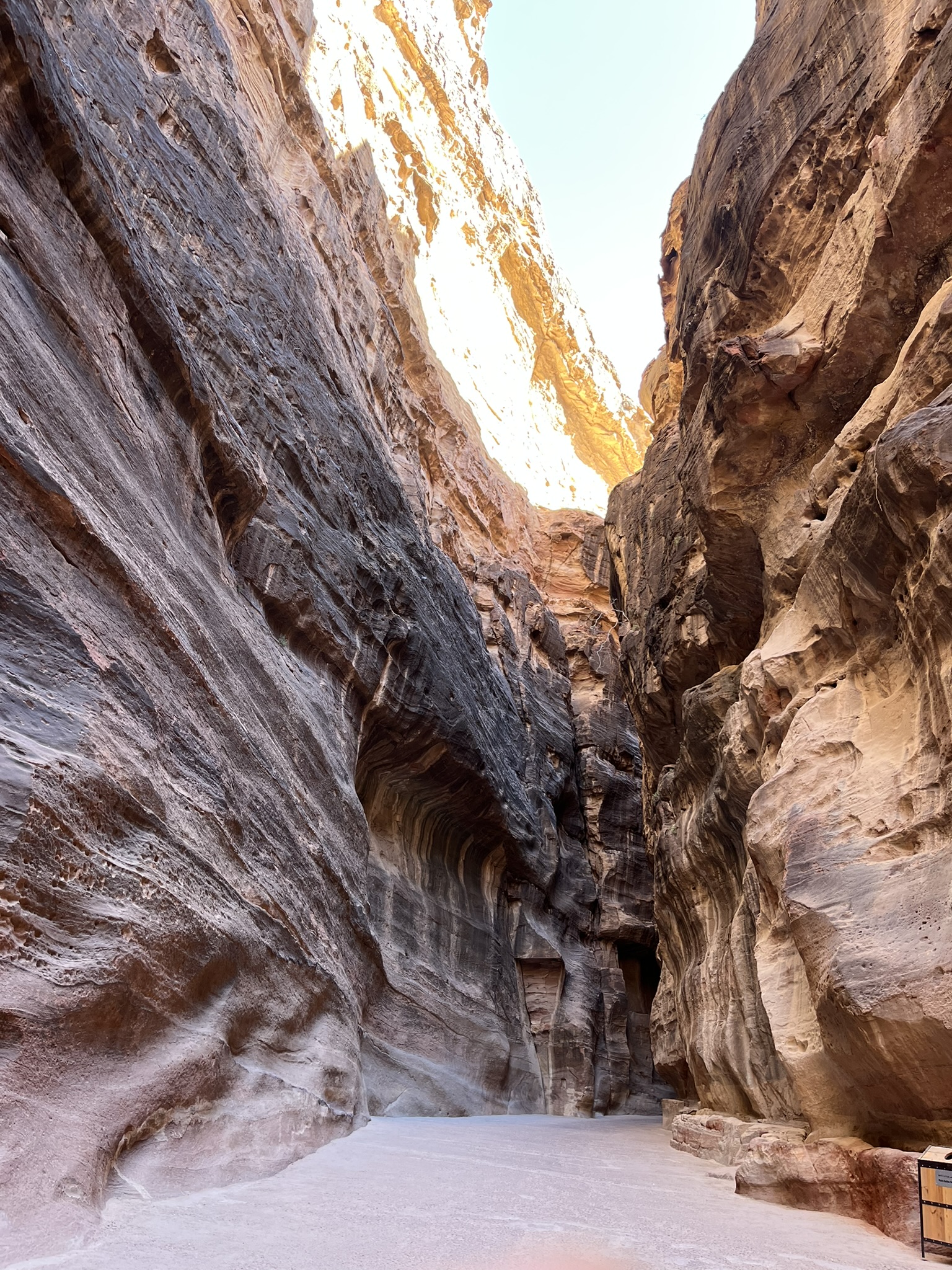 ペトラ遺跡のシーク