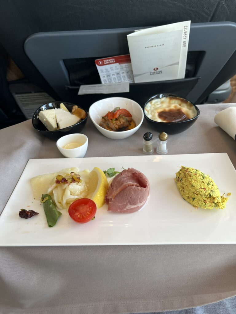 トルコ航空の機内食